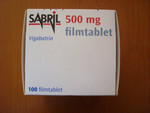 Cабрил 500 mg (лекарственная форма: таблетки)