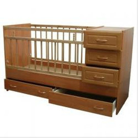 Кроватка-трансформер+стульчик-трансформер для кормления