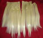 Волосы на трессах (Блонд) за 800 руб