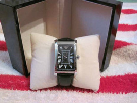 Чёткие часы Armani black мужские новые 2