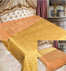 Плед-покрывало двухстороннее с мехом