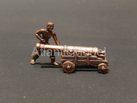 Моряк 25 мм и пушка 8231 Artesania ствол 34 мм