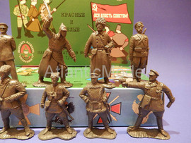 Солдатики 1/32 Басевич Герои гражданской войны s 6 3
