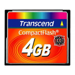 Карта памяти Compact Flash Transcend 133x 4 Гб