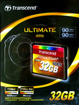 Продаю карту памяти CF TRANSCEND ULTIMATE 32GB 600x
