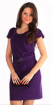 Модное платье в цвете фиолет