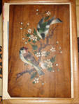19в панно деревянное с птичками
