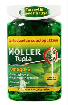 Рыбий жир в капсулах Омега-3 и витамины D,A,E из Финляндии