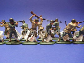 Солдатики 1/32 Britains Американская пехота 12 шт. 4