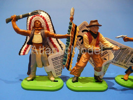 Солдатики 1/32 Britains Индейцы ковбои серии 1971 5