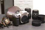 Продаю пленочный зеркальный Canon EOS 55 c объективами Sigma