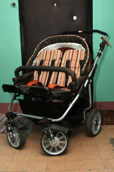 Детская коляска для двойни Teutonia team alu S4