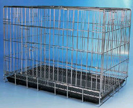 Металлическая большая клетка для кошек и собак