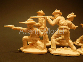 Солдатики 1/32 WESTONS Ковбои Вестерн 7 фигур 6 поз