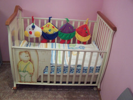 кроватка детская с матрасом 2