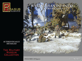 Солдатики 1/72 Pegasus Советская пехота в шинелях