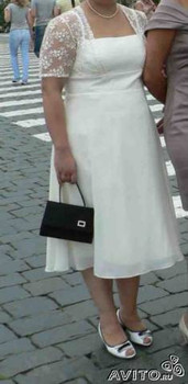 Красивое Платье СВАДЕБНОЕ-ВЕЧЕРНЕЕ 52-54-56р (нужно мерить)