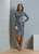 Top Design Леопардовое платье TopDesign В4 031