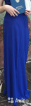 Вечернее платье на выход синее на выпускной 144 на 66 см