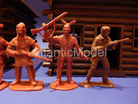 Солдатики 1/32 PRB Индейцы ковбой 6 фигур 6 поз 4