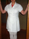 новое белое платье 46р хлопок