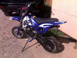 Бензиновый детский кроссовый мопед 2