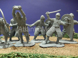 Солдатики 1/32 CONTE Норманны set 1 Крисагон 8 шт 5