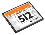 Карта памяти Compact Flash 512 Мб Kingston