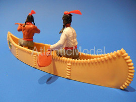 Солдатики 1/32 Timpo Индейцы Сарси в пироге 2 шт 3