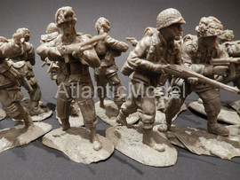 Солдатики 1/32 CONTE US парашютисты 16 шт set 1 10