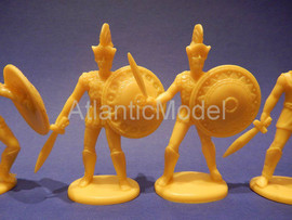 Солдатики 1/32 Atlantic Achille Греки пешие Первый 7