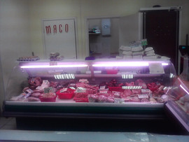 Продам витрину,мясорубку и колоду.