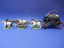 Солдатики 1/32 DSG Дилижанс армии Конфедерации ACW 2