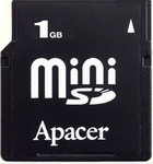 Карта памяти Mini SD Apacer 1 Гб