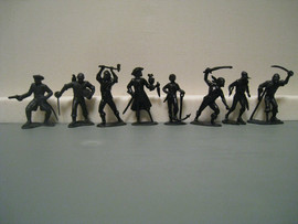 Солдатики 1/32 BUM и Marx Пираты 8 фигур в 8 позах 2