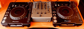 Pioneer cdj 1000 mk2(2шт.)+numark dm2050
