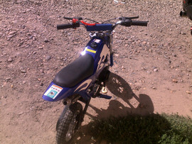 Бензиновый детский кроссовый мопед 3