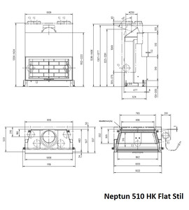 Топка Neptun 510 HK Flat Stil 2