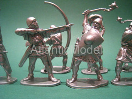 Солдатики 1/32 Airfix Английские рыцари 9 фигур 6 8