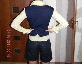 Темно синий жалет 2