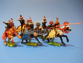 Солдатики 1/32 Britains Сарацины конные Раритет 5 7