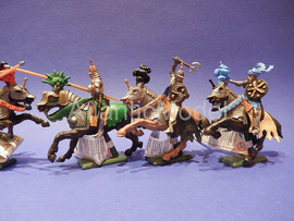 Солдатики 1/32 Britains Рыцари и Сарацины Конные 6 4