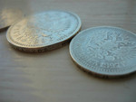 1 рубль 1896, 50 копеек 1896, 1897 года. Серебро.