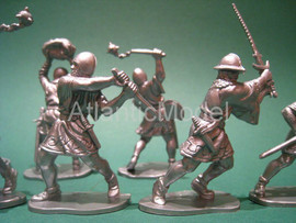 Солдатики 1/32 Airfix Английские рыцари 9 фигур 6 7