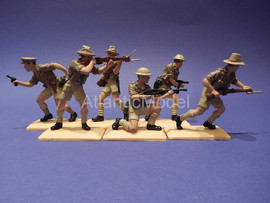 Солдатики 1/32 DSG Подразделение скорпионы 6 шт 8