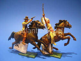 Солдатики 1/32 Britains Индеец вождь и шериф 5