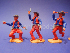 Солдатики 1/32 Timpo Ковбои Двадцатый набор 4 шт