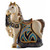 Королевский конь Символ года в голубой попоне. Эксклюзивная керамическ