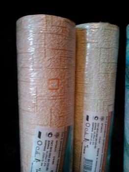 Обои рельеф бумажные два разных рулона