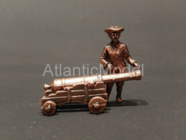 Офицер 28 мм и пушка 8231 Artesania ствол 34 мм